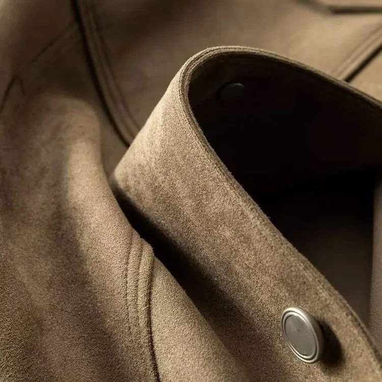 Harrington Suede Jacket - Image 7