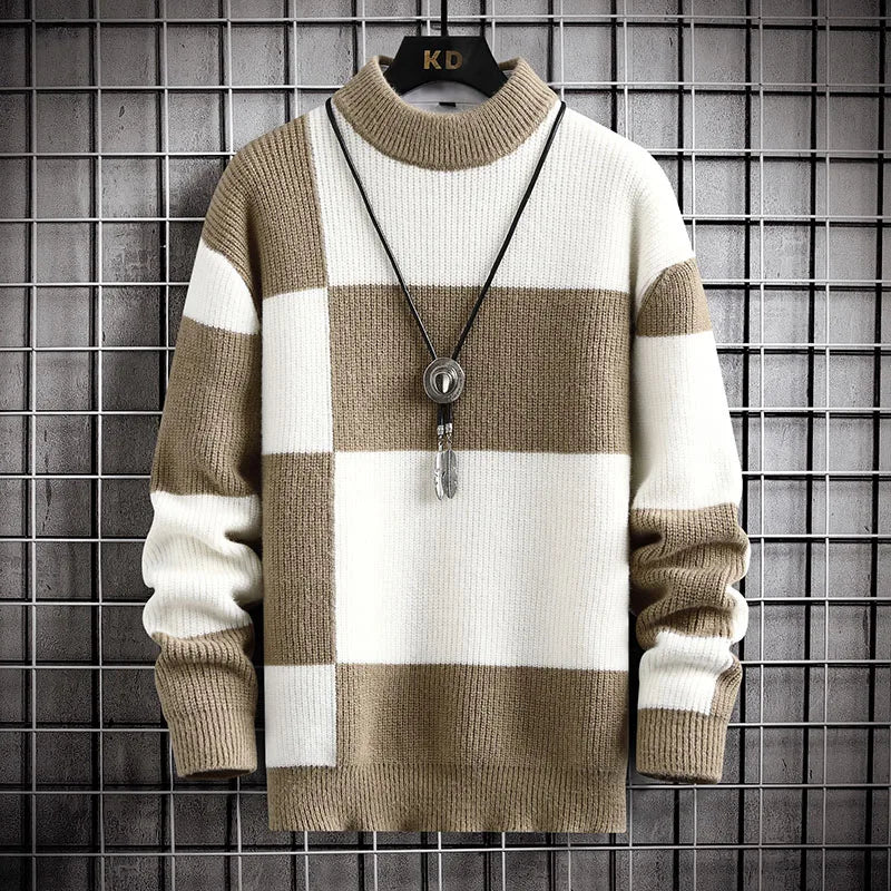 Regent Check Knit Sweater - Image 4