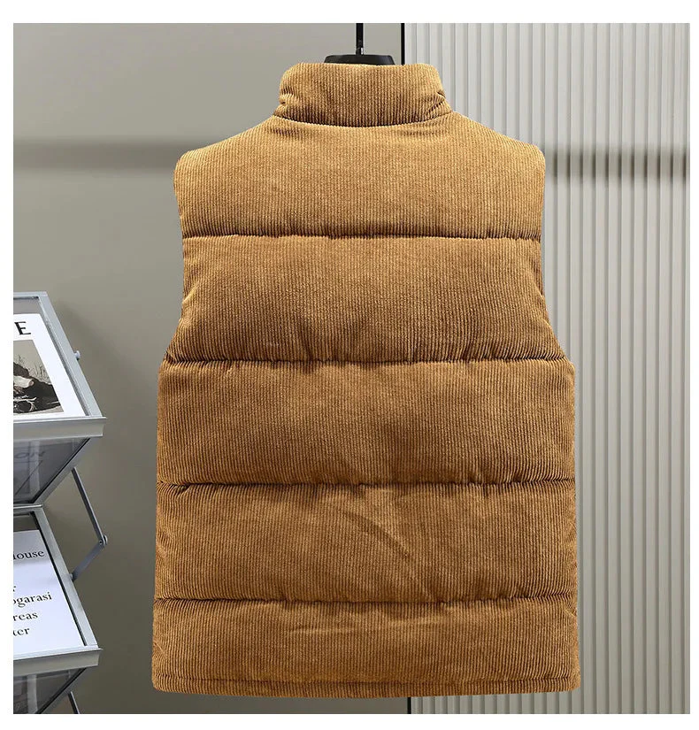 Alpine Ribbed Puffer Vest - Image 6