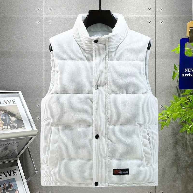 Alpine Ribbed Puffer Vest - Image 8