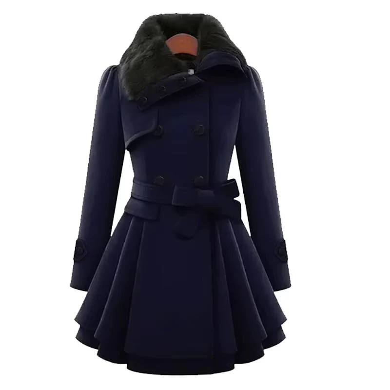 Maison Layered Hem Overcoat - Image 6