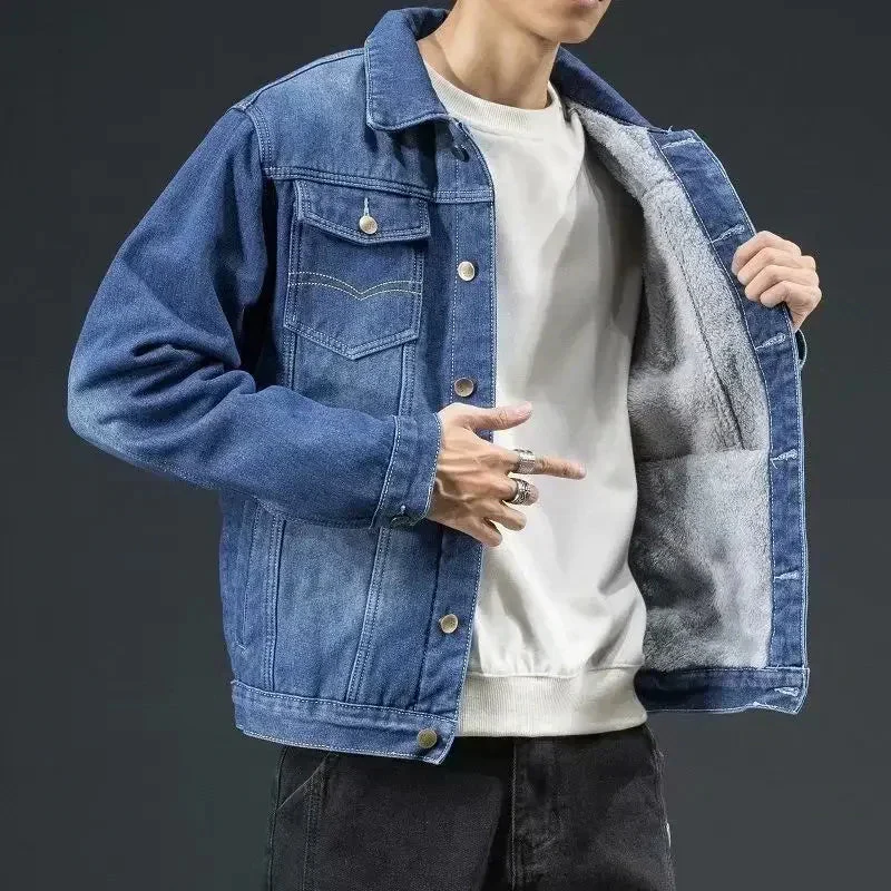 Avalon Sherpa Lined Denim Jacket - Image 7