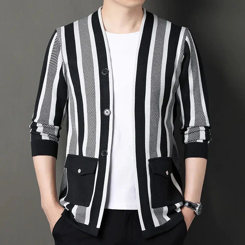 Trenton Stripe Cardigan - Image 8
