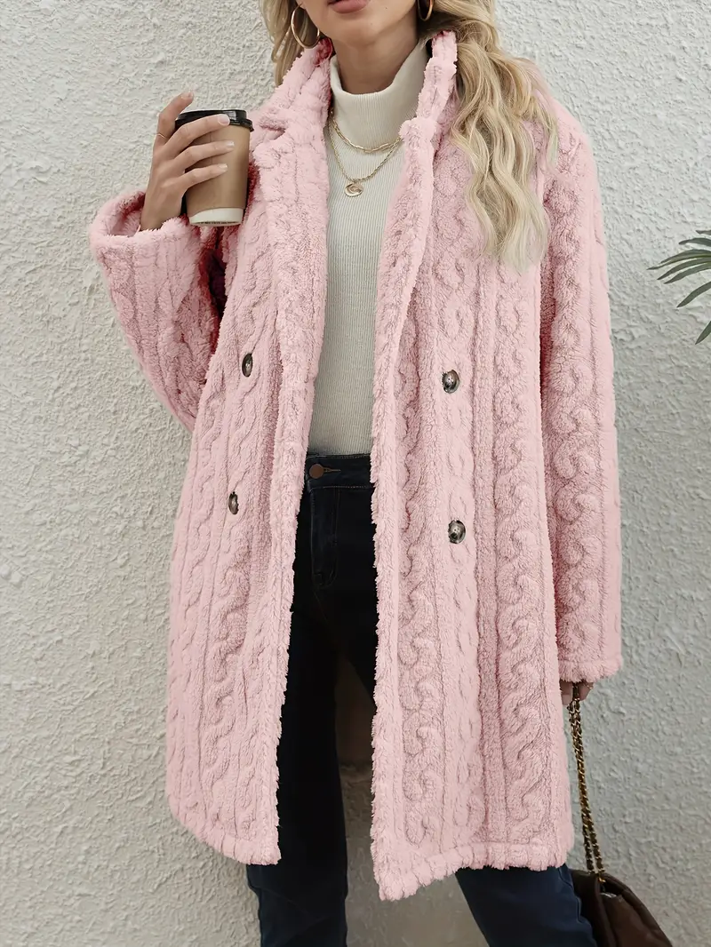 Manhattan Cable Knit Overcoat - Image 2