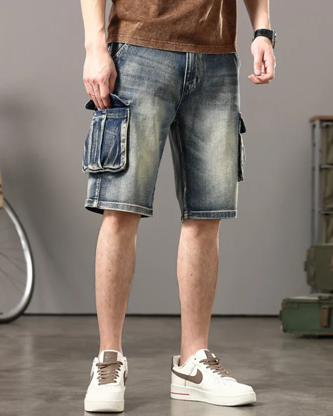 Rogue Denim Cargo Short - Image 3