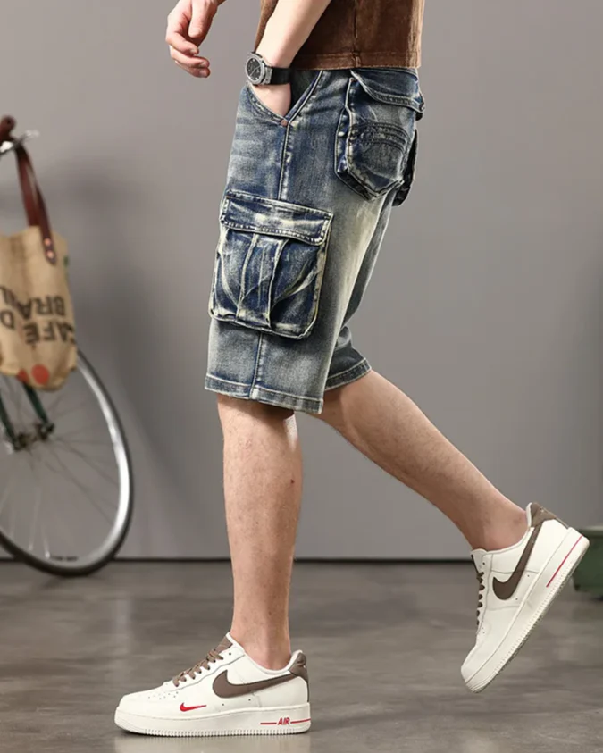 Rogue Denim Cargo Short - Image 4