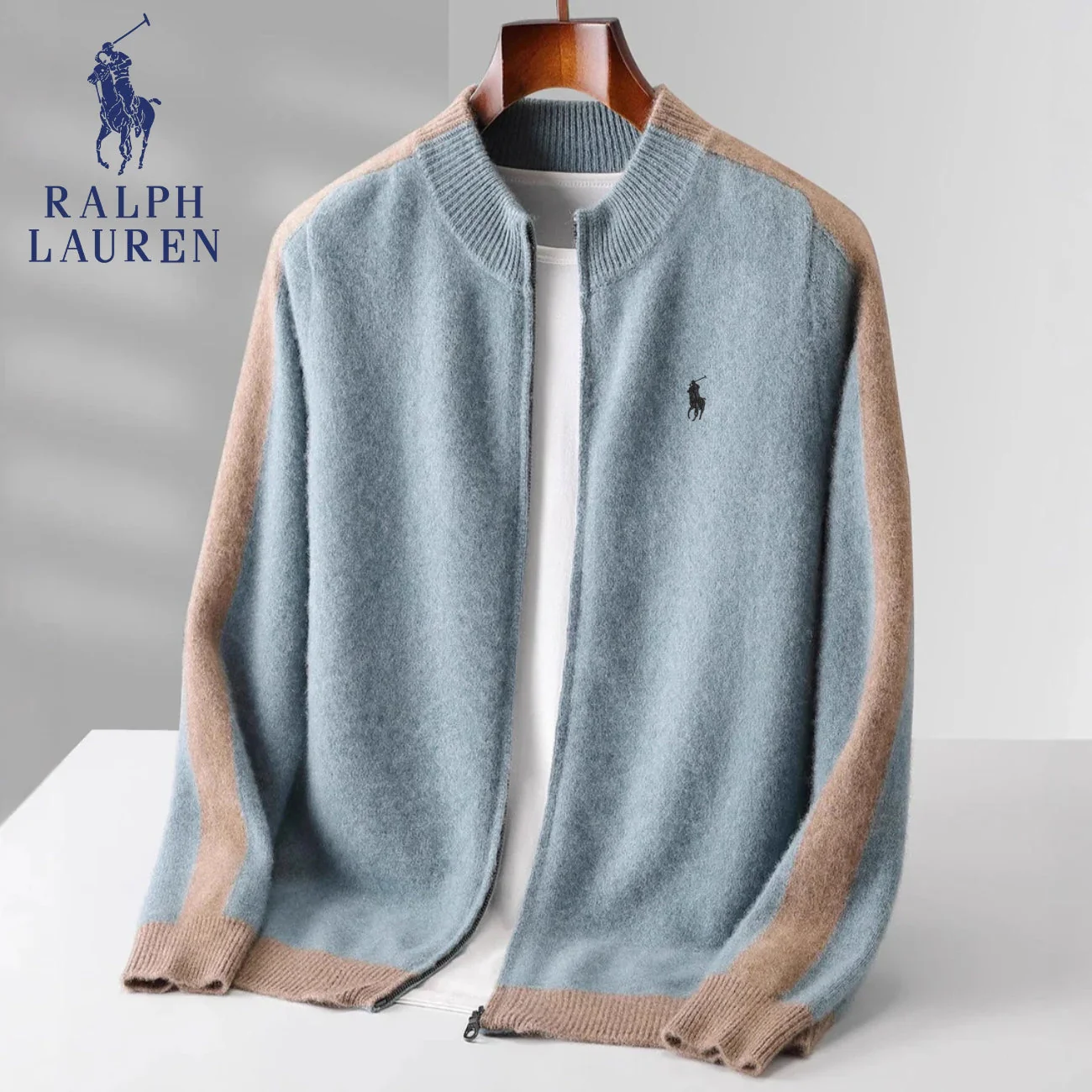"100% Cashmere" Zip Cardigan || CLEARANCE SALE - Image 4