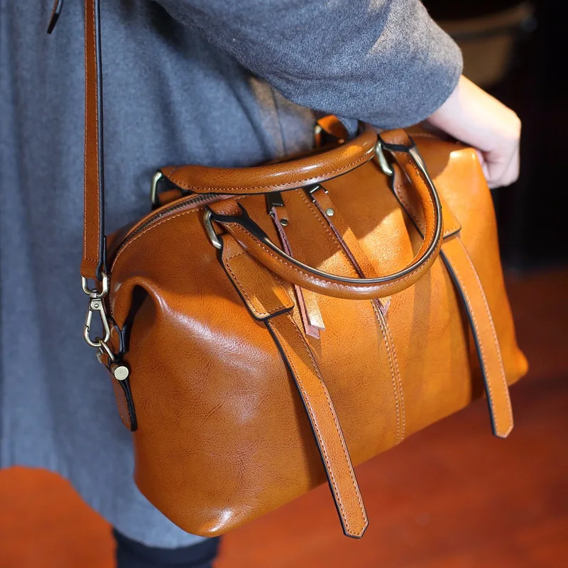 The Elegance Genuine Leather Handbag - Image 6