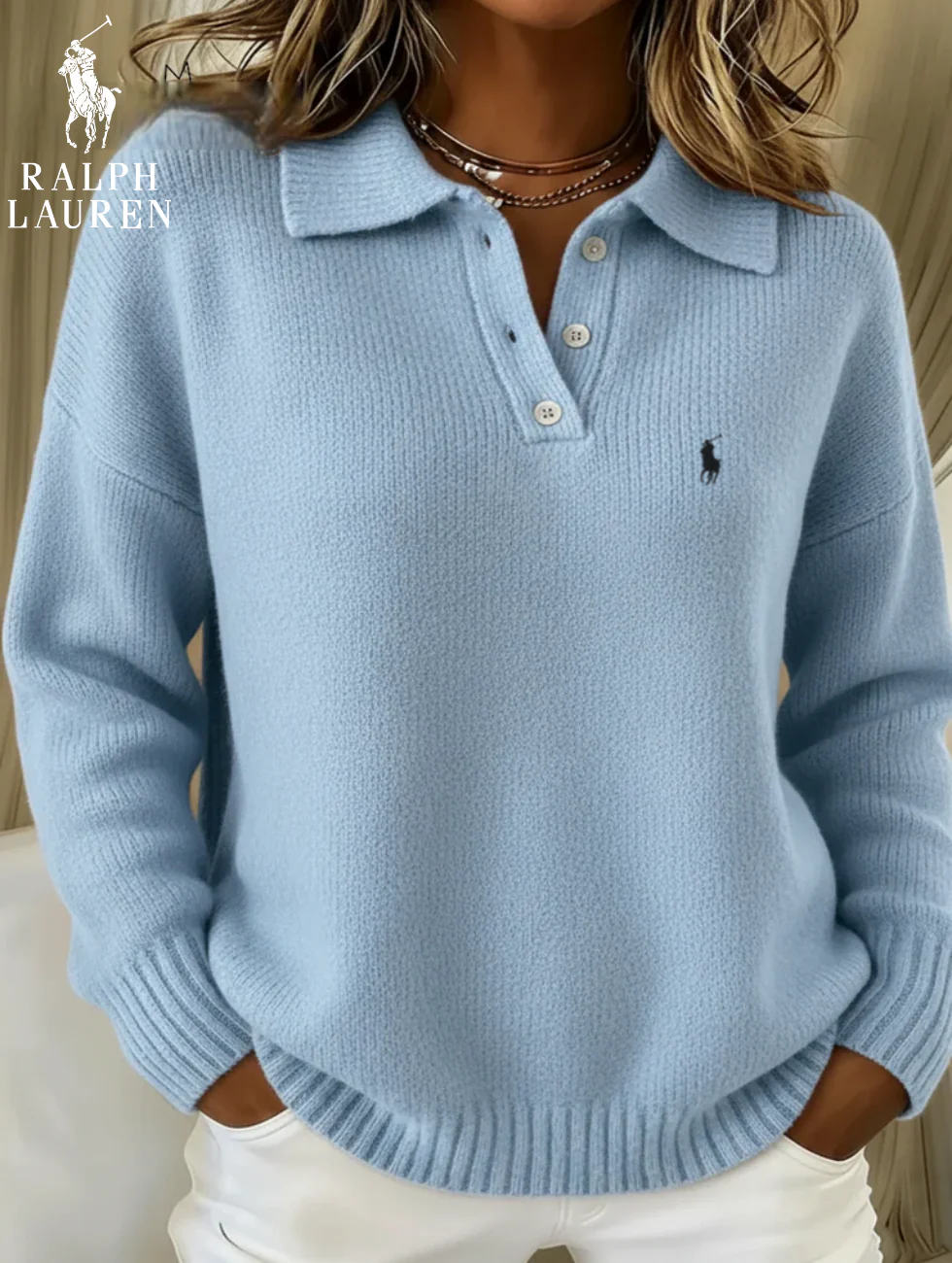 2026 Classic Knit Polo Sweater || Clearance Sale
