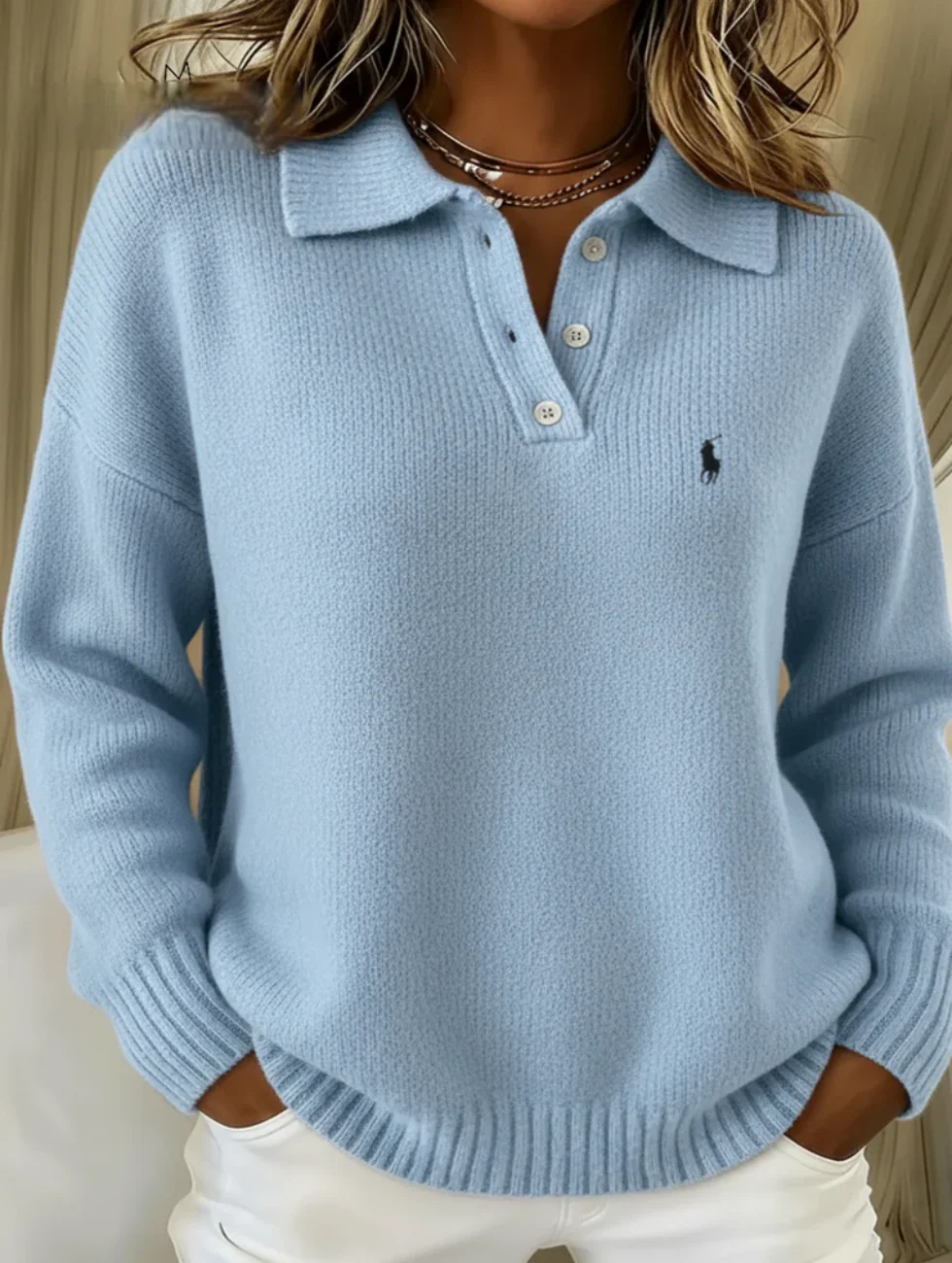 2026 Classic Knit Polo Sweater || Clearance Sale