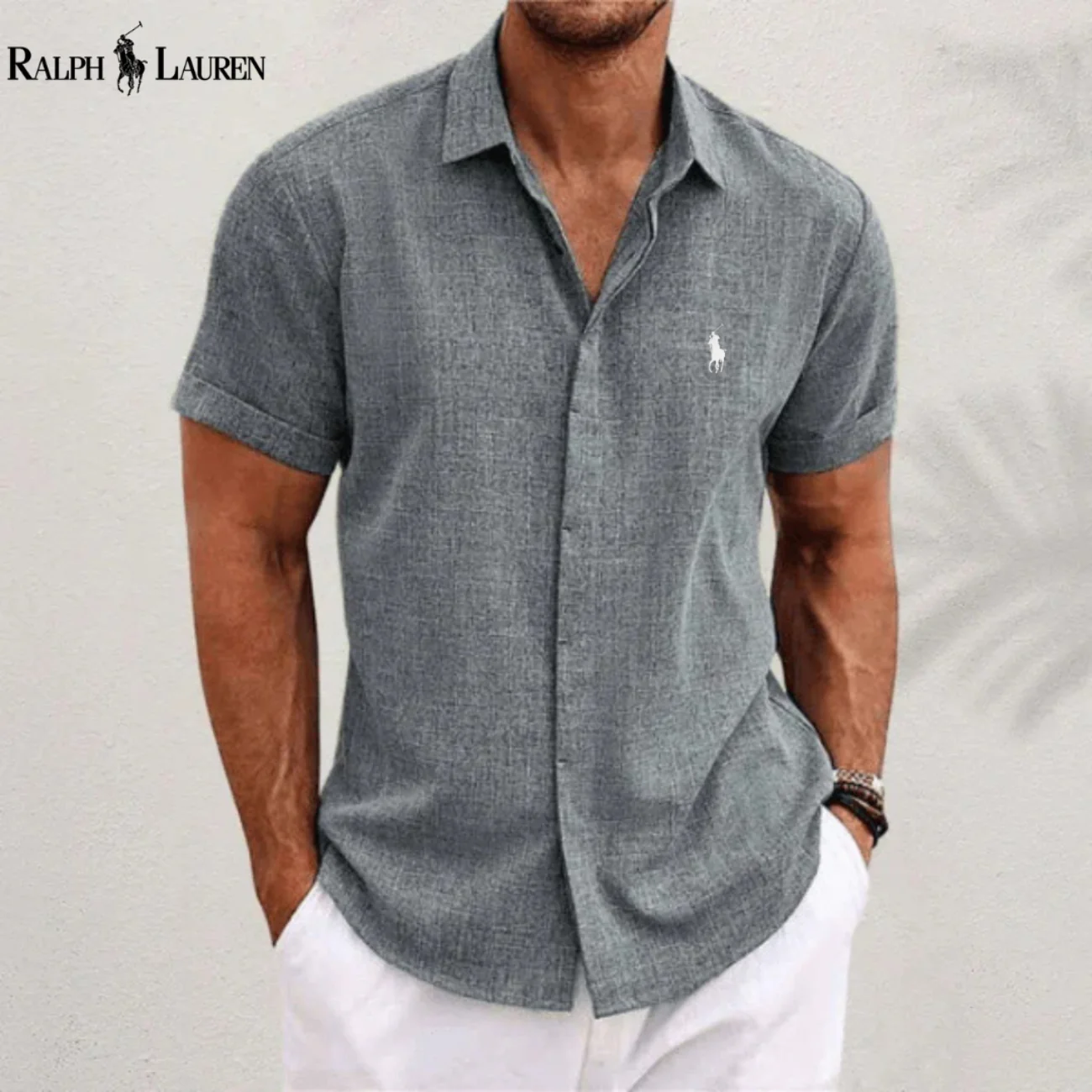 2026 Classic Linen Blend Short Sleeve Shirt || Clearance Sale - Image 6