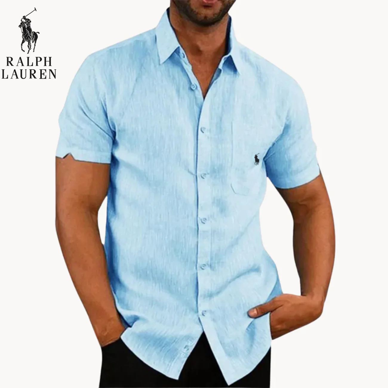 2026 Classic Short Sleeve Linen Shirt || Clearance Sale - Image 3