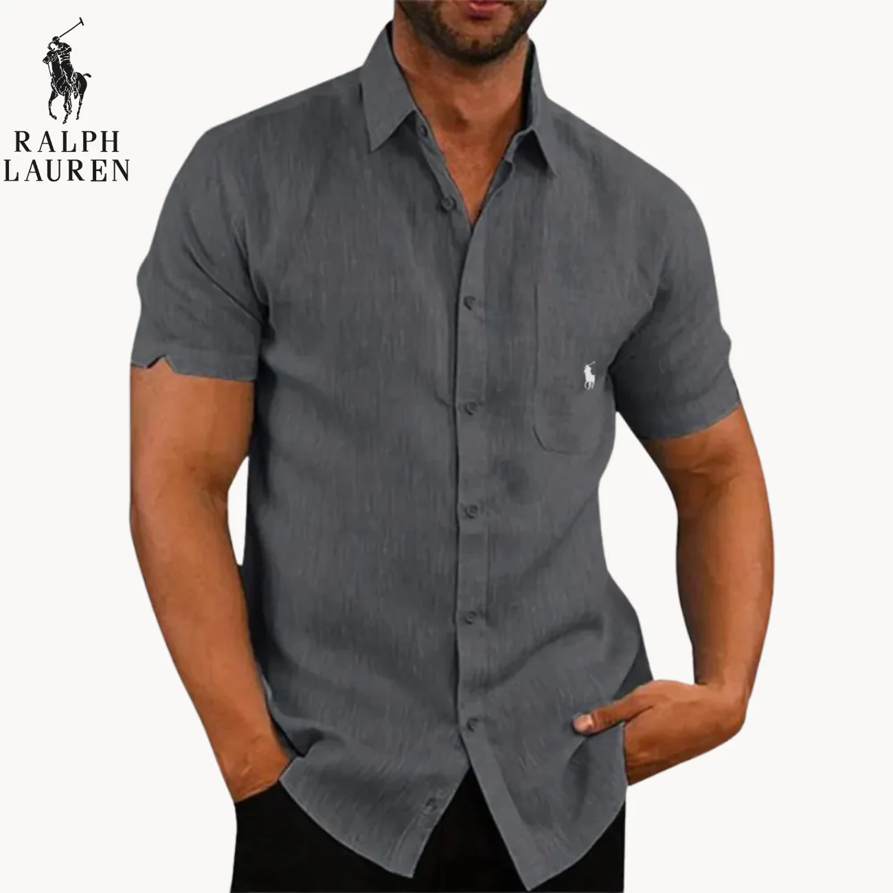 2026 Classic Short Sleeve Linen Shirt || Clearance Sale - Image 6