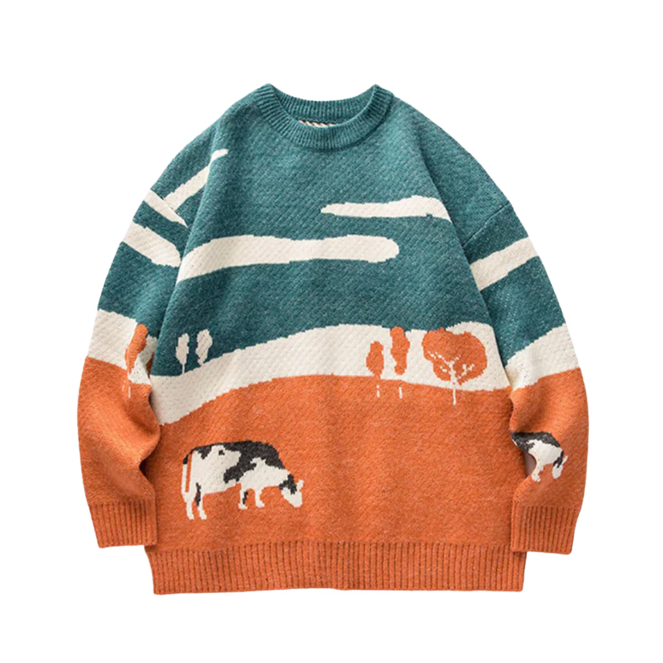 2026 Cozy Cow Print Sweater || Limited Edition