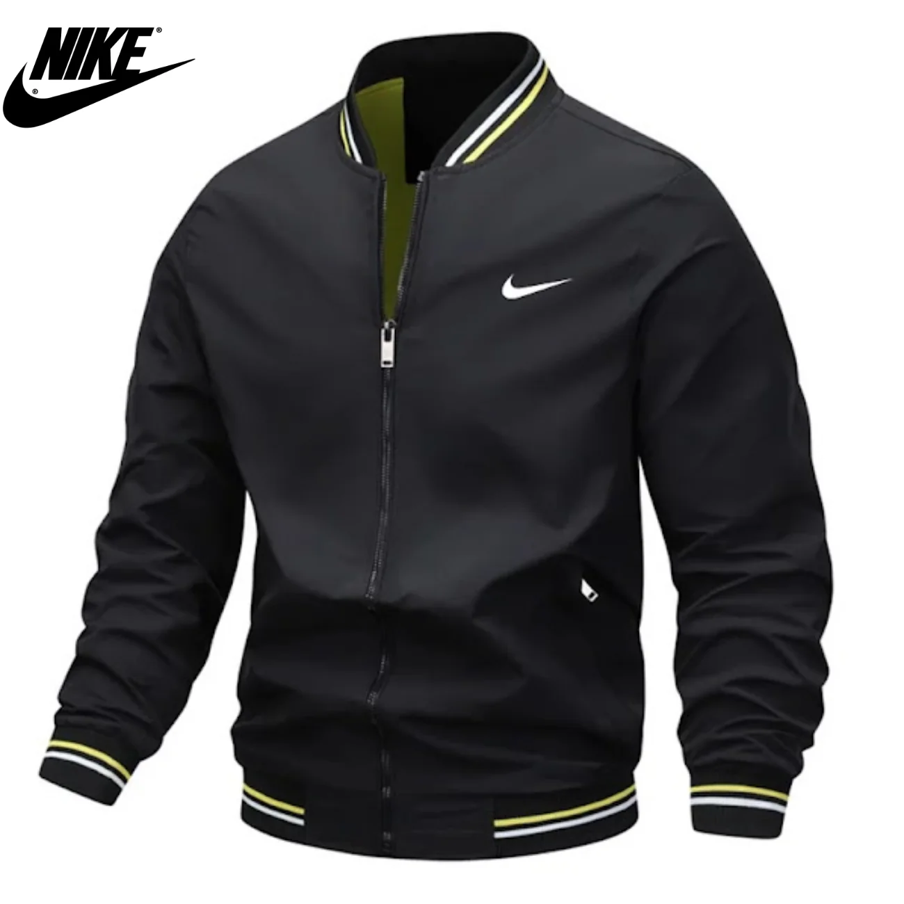 2026 Edge Zip-Up Bomber Jacket || Clearance Sale - Image 3