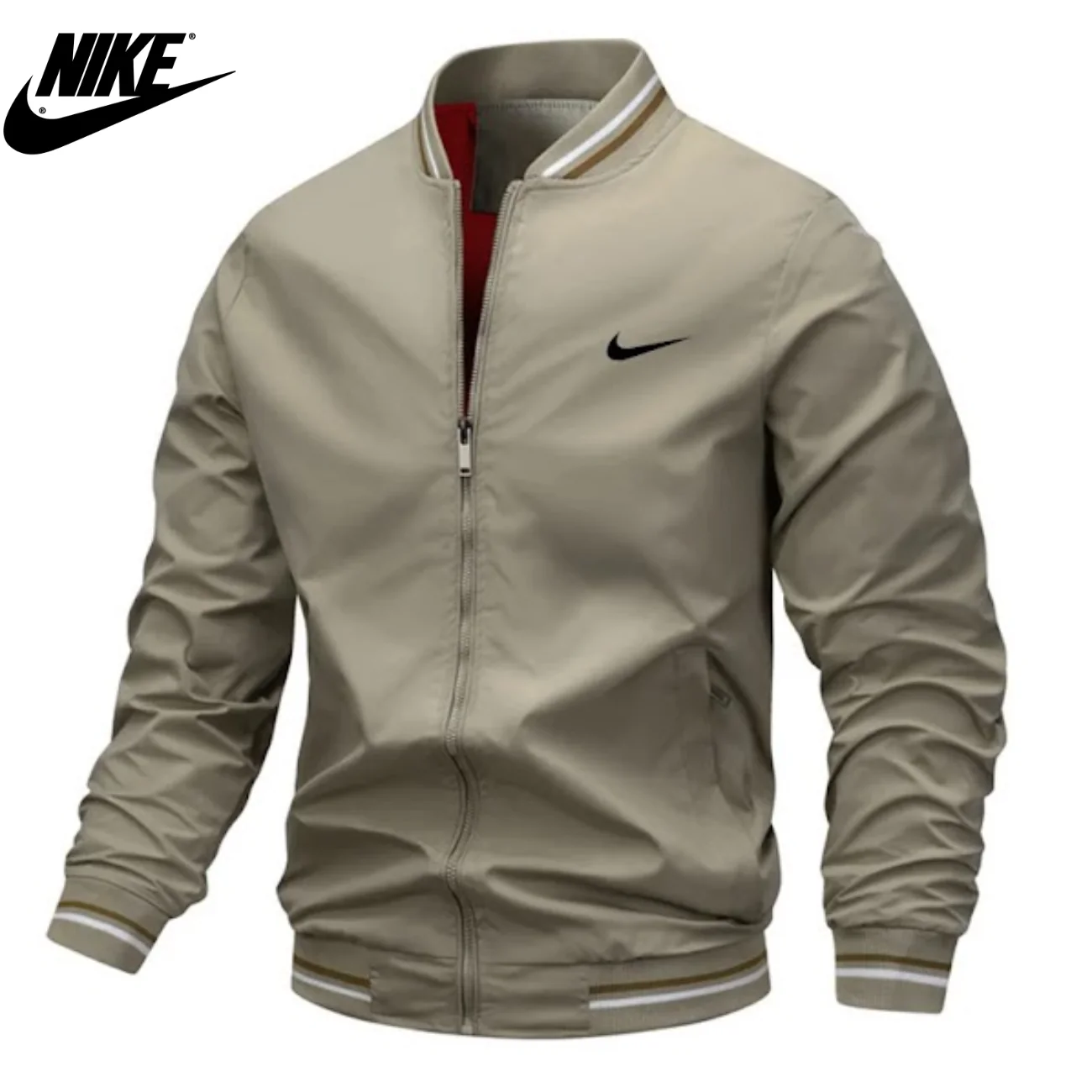 2026 Edge Zip-Up Bomber Jacket || Clearance Sale - Image 4