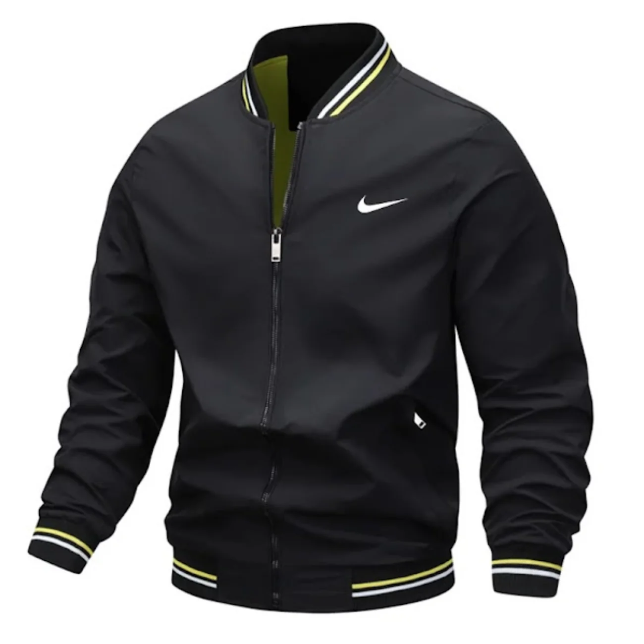 2026 Edge Zip-Up Bomber Jacket - Clearance Sale - Image 3