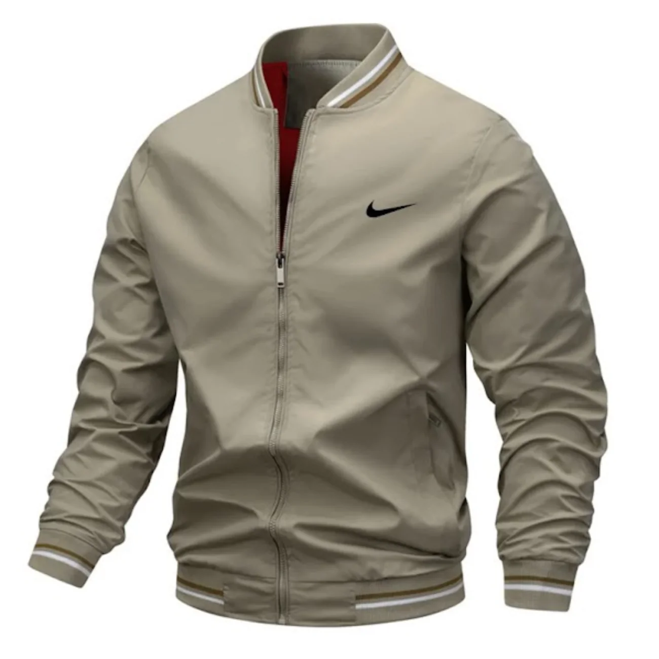 2026 Edge Zip-Up Bomber Jacket - Clearance Sale - Image 4