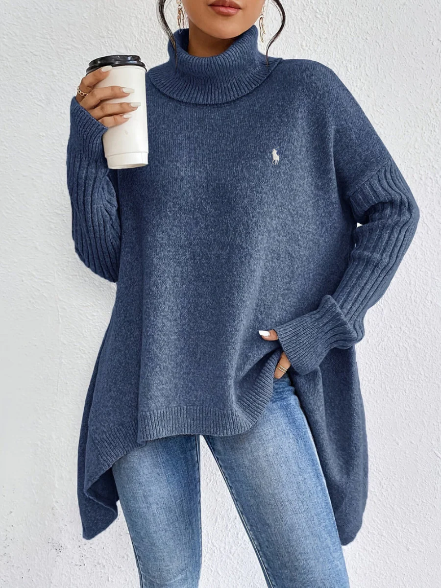 2026 Elegant Oversized Turtleneck Knit Sweater - Clearance Sale - Image 3