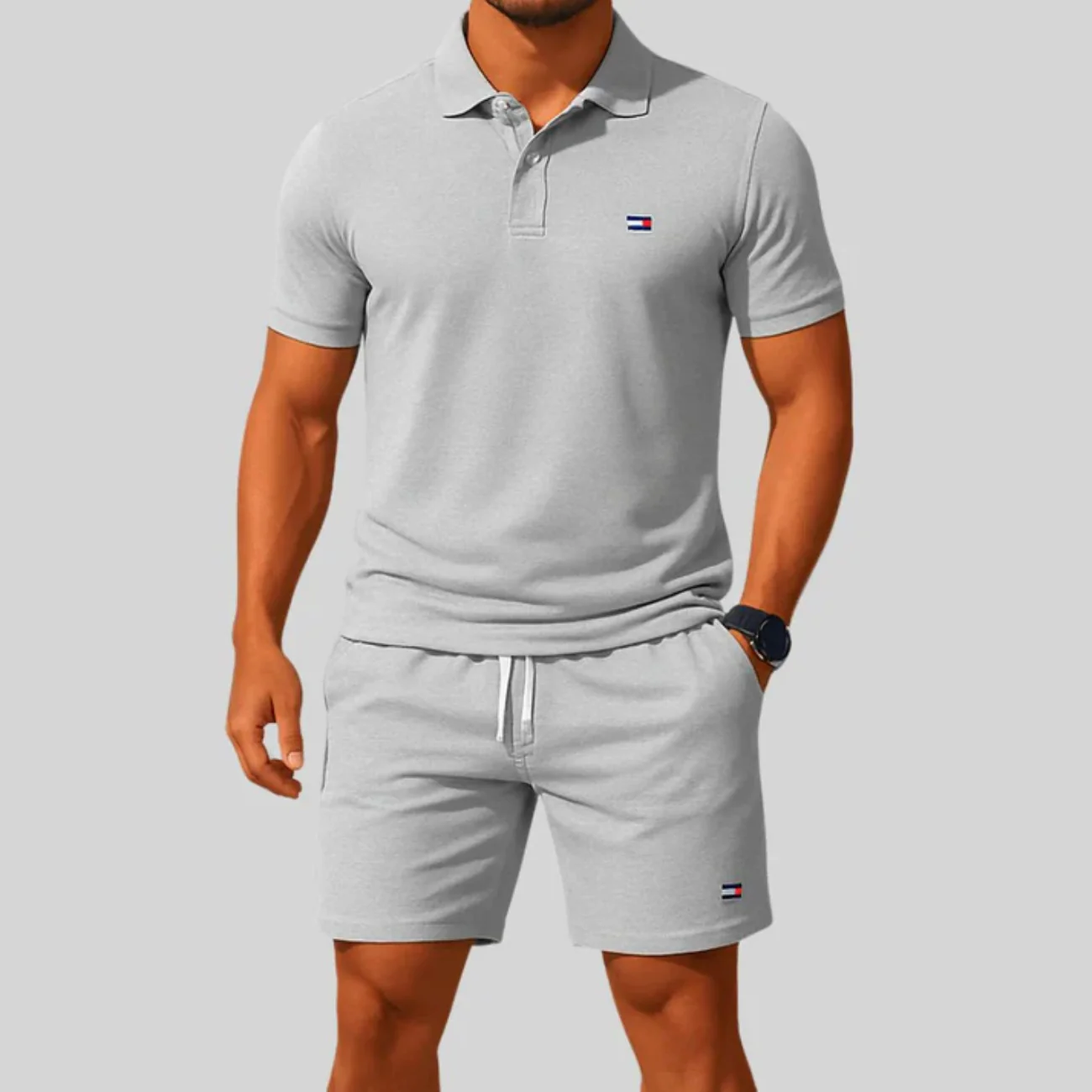 2026 Essential Slim Fit Polo & Shorts Set - Clearance Sale - Image 4