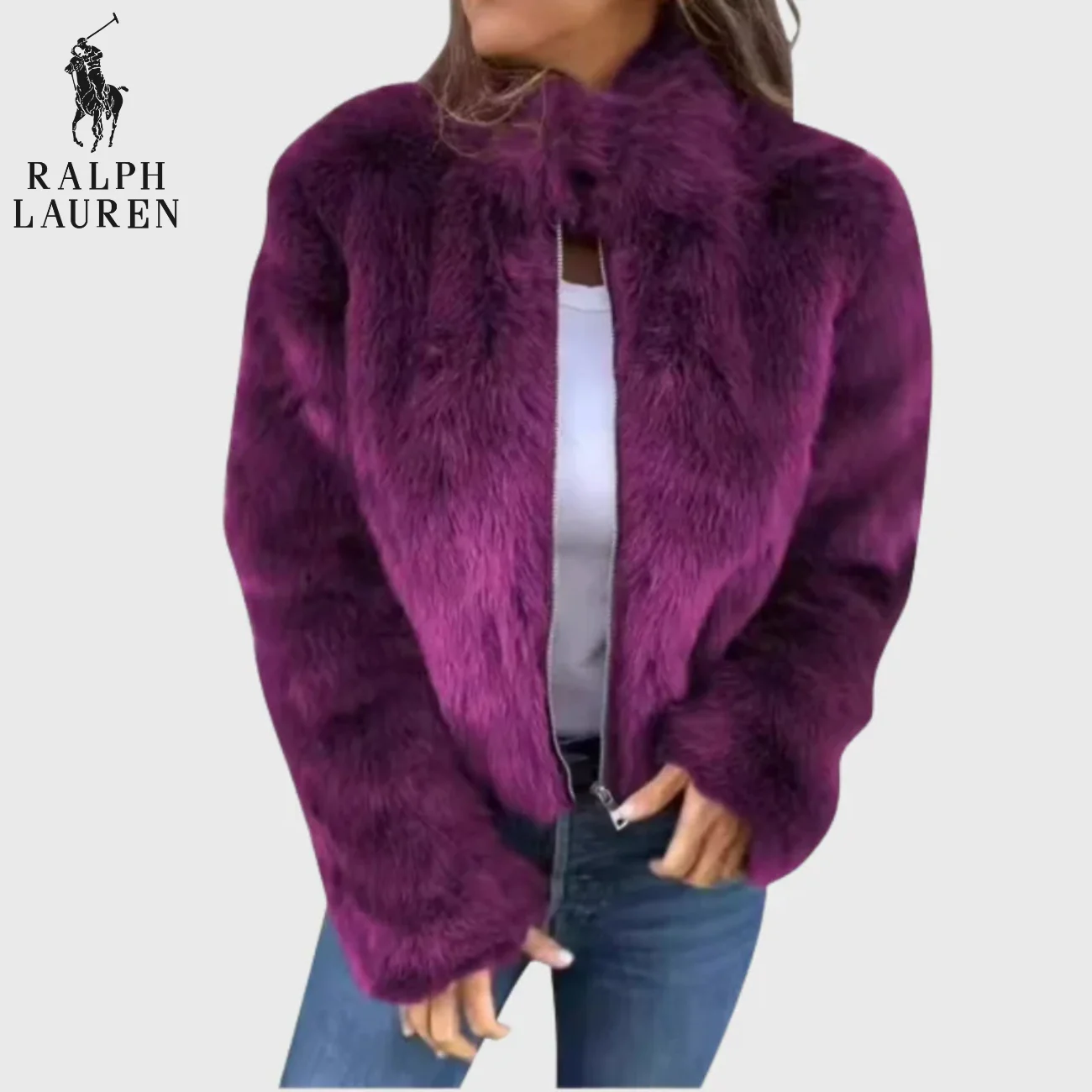 2026 Faux Fur Zip Jacket || Clearance Sale - Image 6