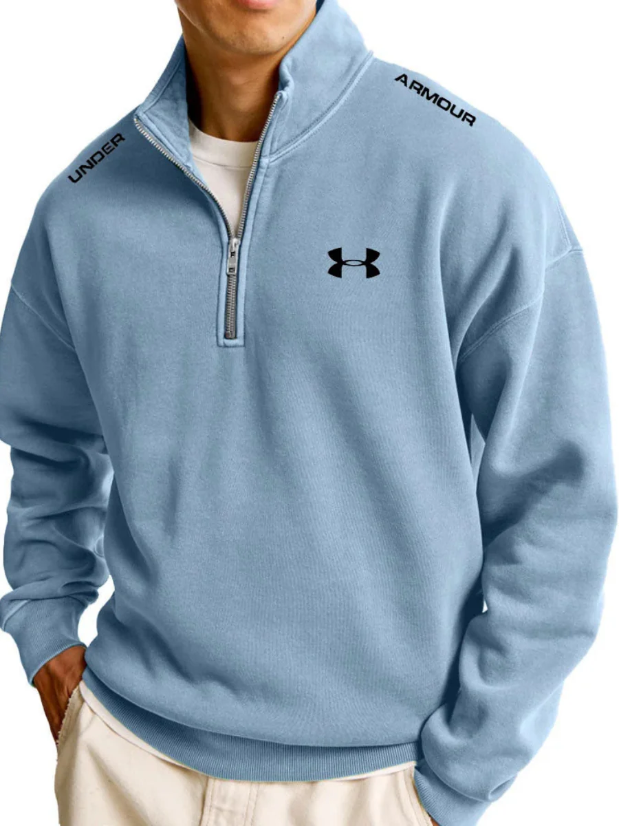2026 Half-Zip Knit Sweatshirt - Clearance Sale - Image 2