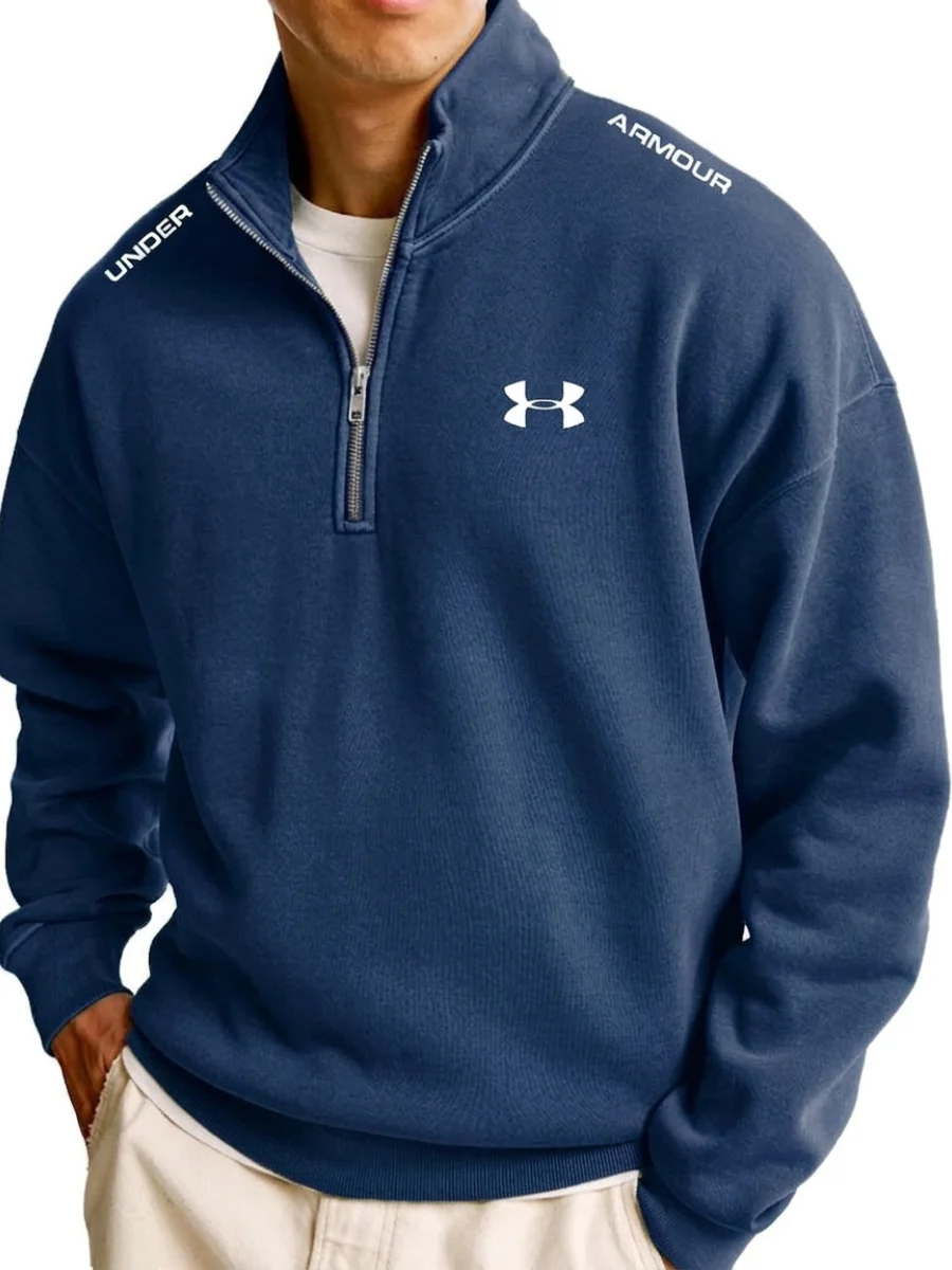 2026 Half-Zip Knit Sweatshirt - Clearance Sale - Image 4