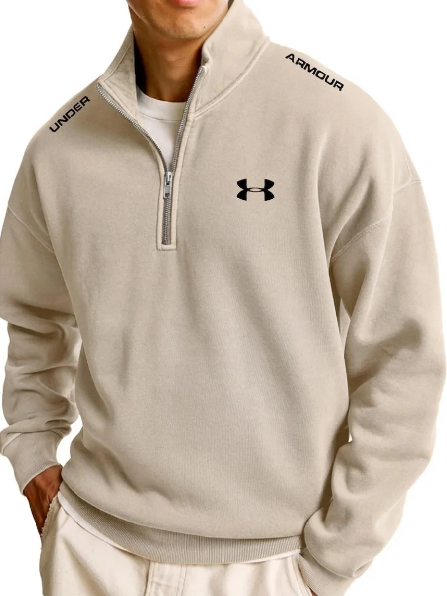 2026 Half-Zip Knit Sweatshirt - Clearance Sale - Image 5