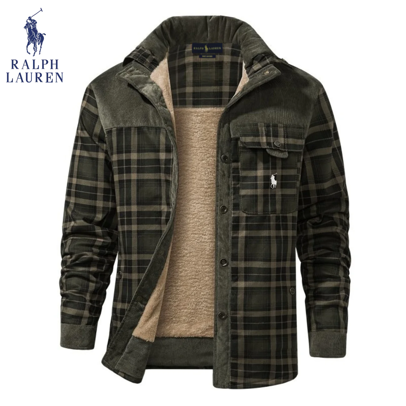 2026 Heritage Plaid Sherpa-Lined Jacket || Clearance Sale - Image 3