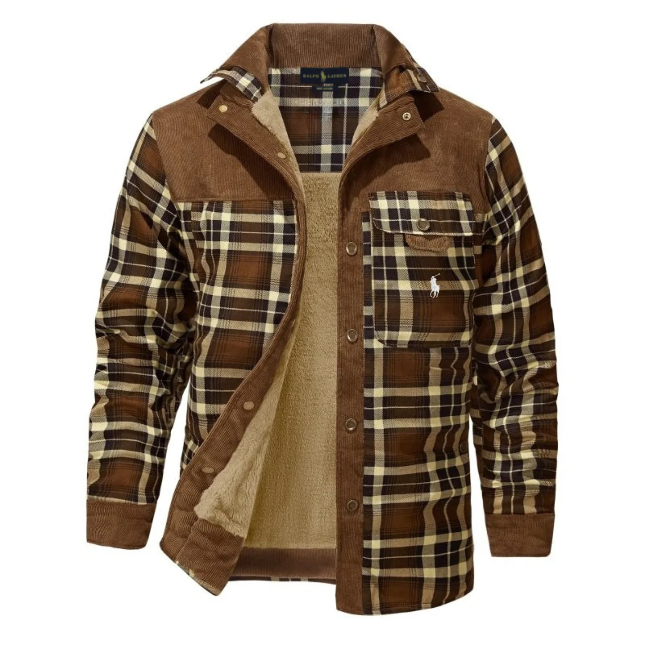2026 Heritage Plaid Sherpa-Lined Jacket - Clearance Sale - Image 4