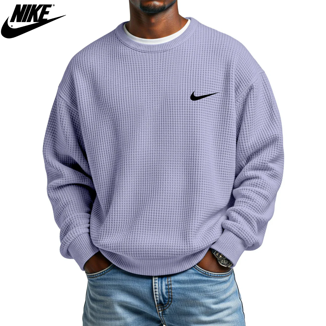 2026 Knit Crewneck Sweatshirt - Clearance Sale - Image 8