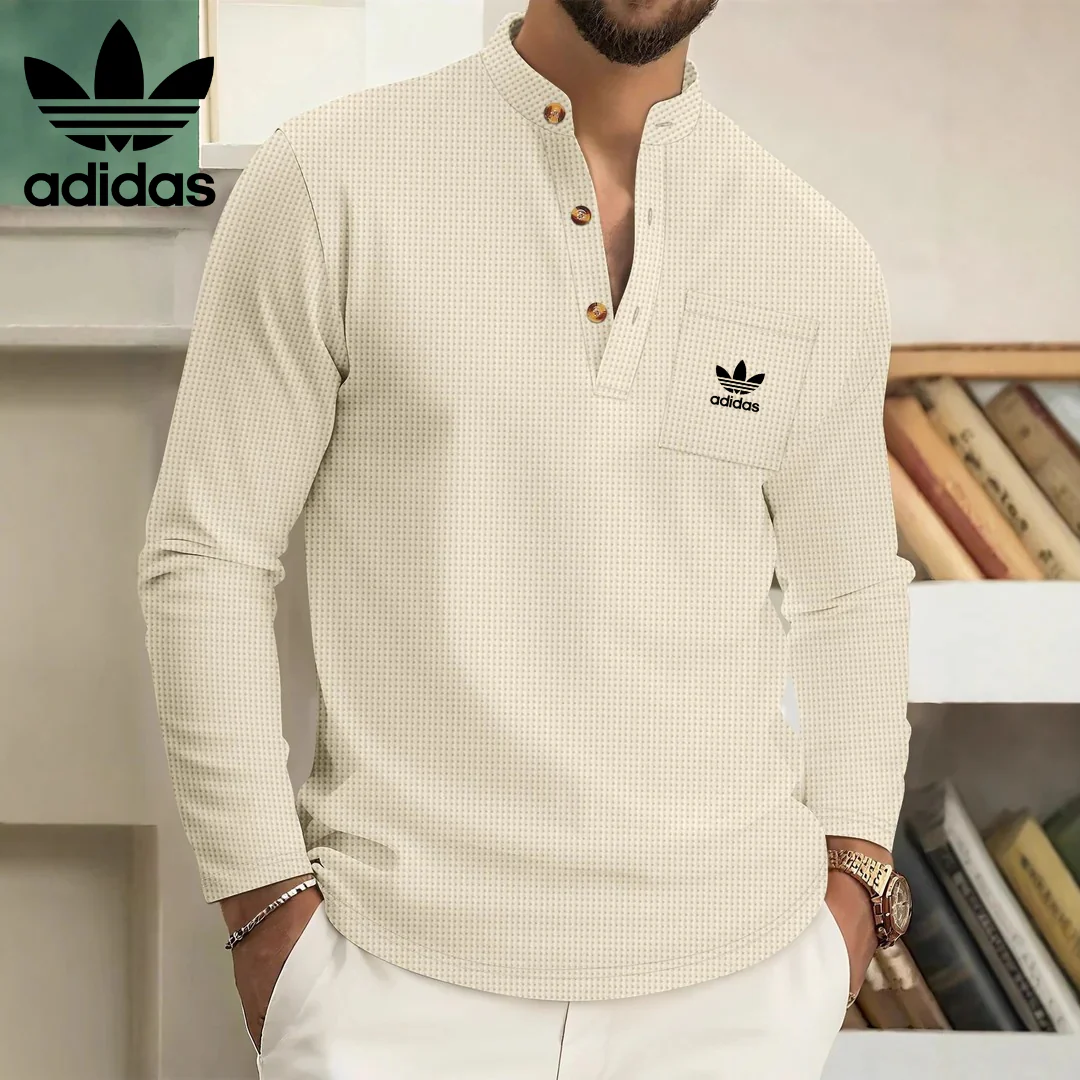 2026 Long Sleeve Henley Shirt || Limited Edition - Image 2