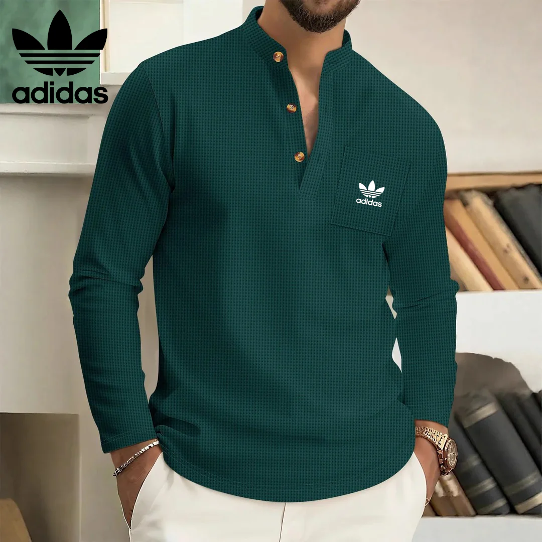 2026 Long Sleeve Henley Shirt || Limited Edition - Image 3