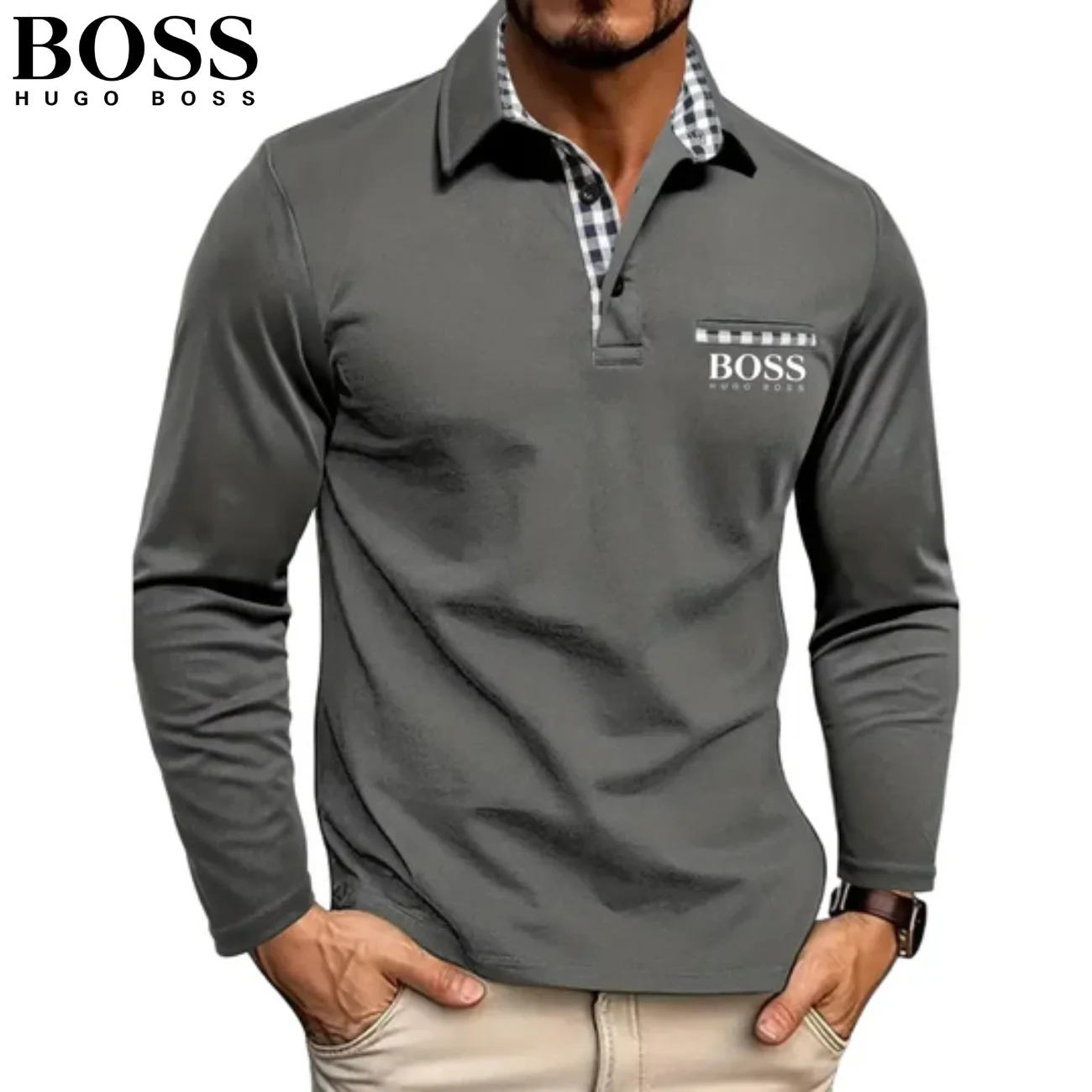 2026 Long Sleeve Polo || Clearance Sale - Image 3