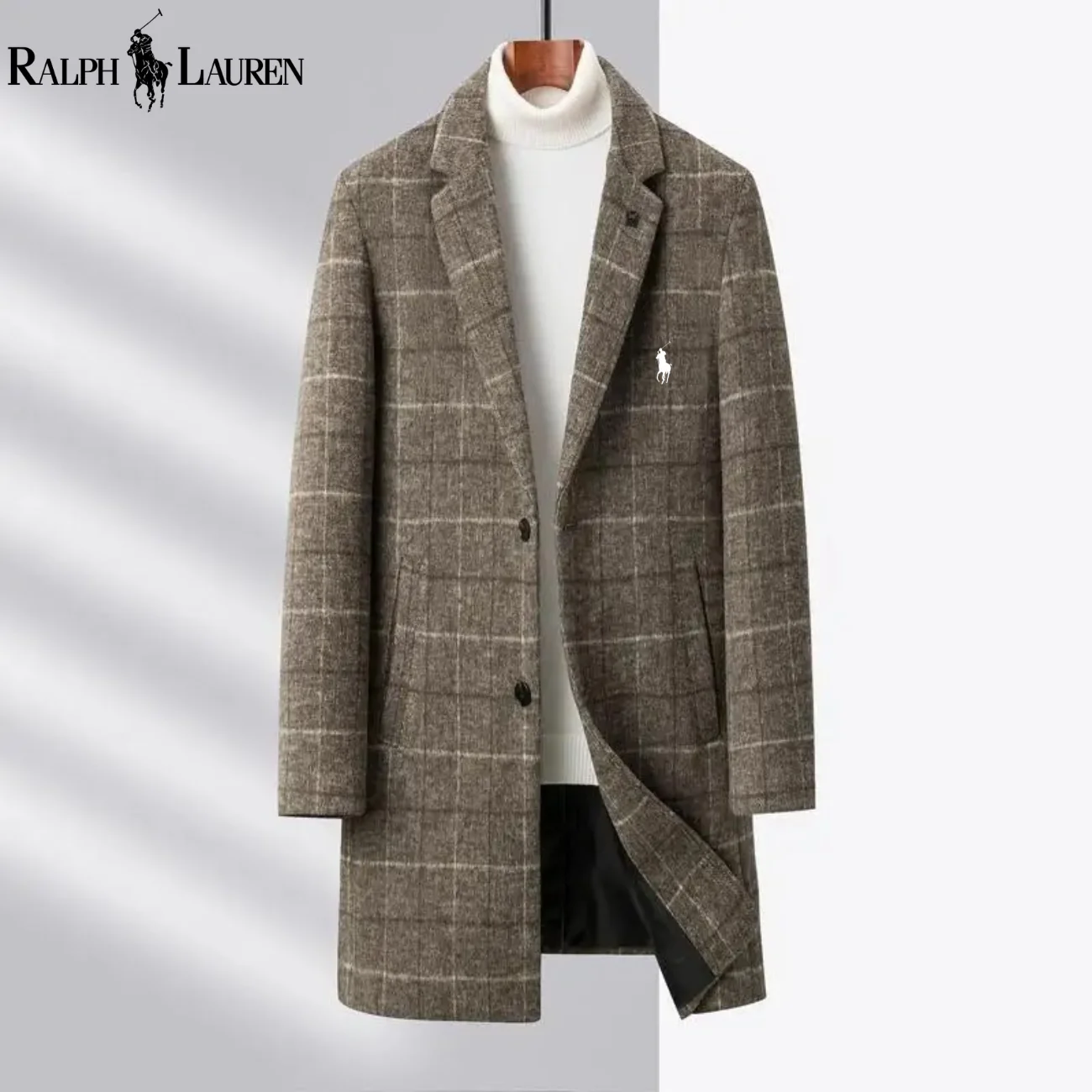 2026 Men’s Classic Plaid Long Coat || Clearance Sale