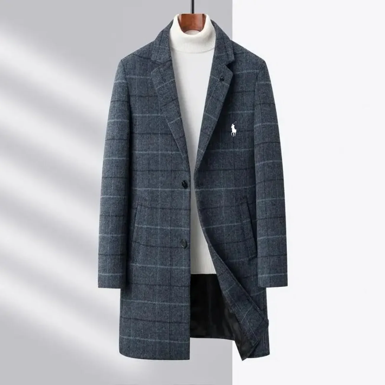 2026 Men’s Classic Plaid Long Coat - Clearance Sale - Image 2