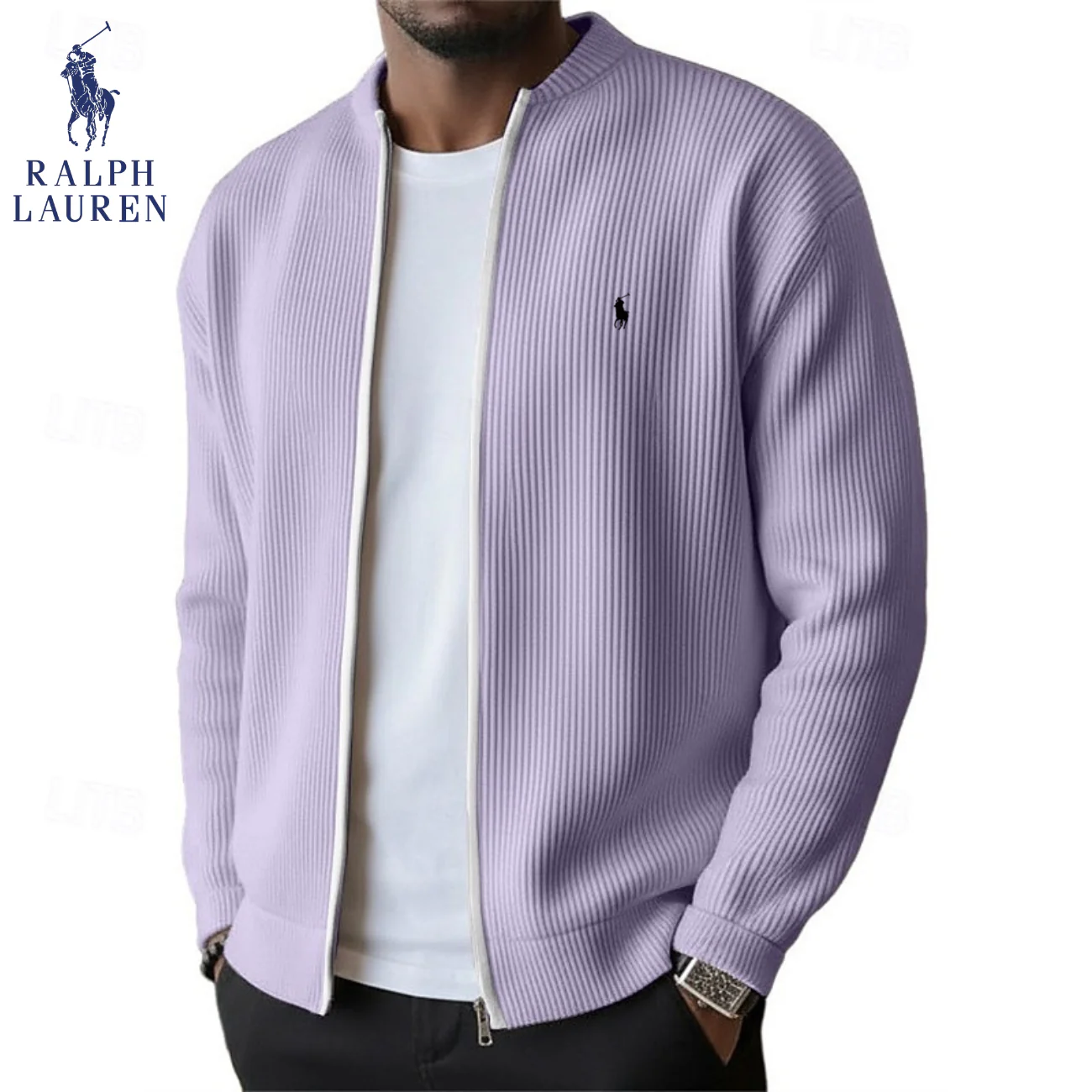 2026 Men's Ribbed Zip-Up Sweater || Clearance Sale - Image 8