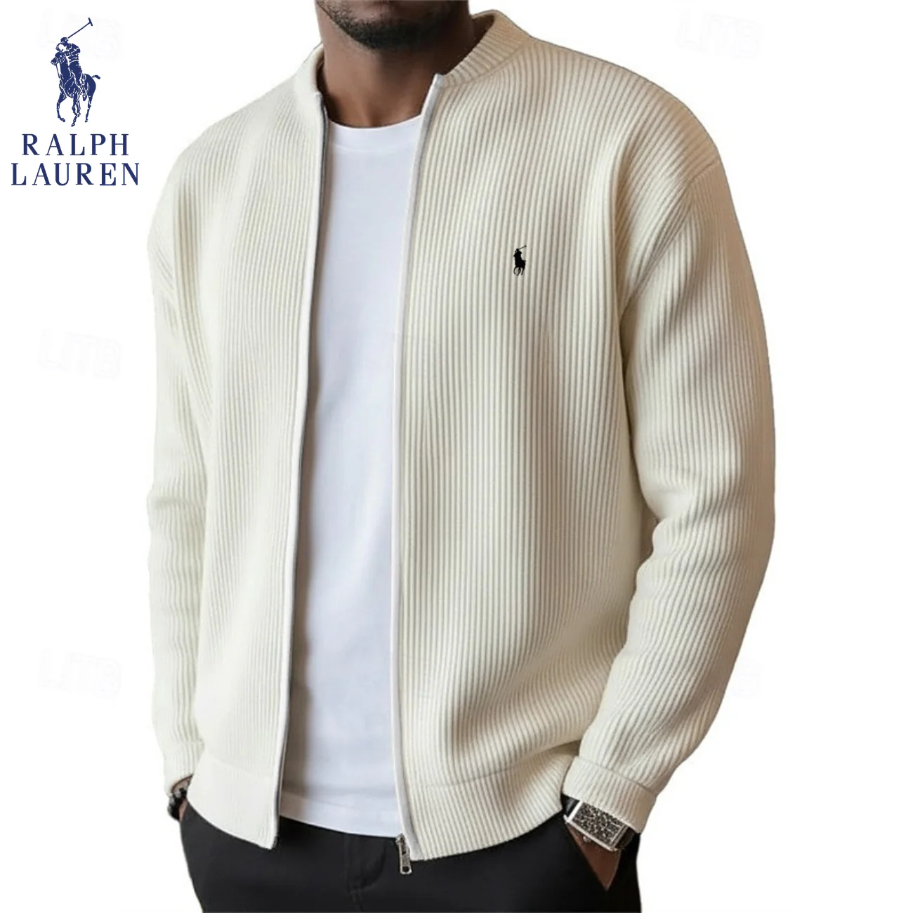 2026 Men's Ribbed Zip-Up Sweater || Clearance Sale - Image 9