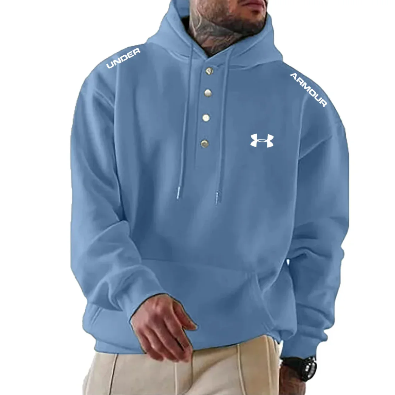 2026 Modern Button-Up Hoodie - Clearance Sale - Image 2