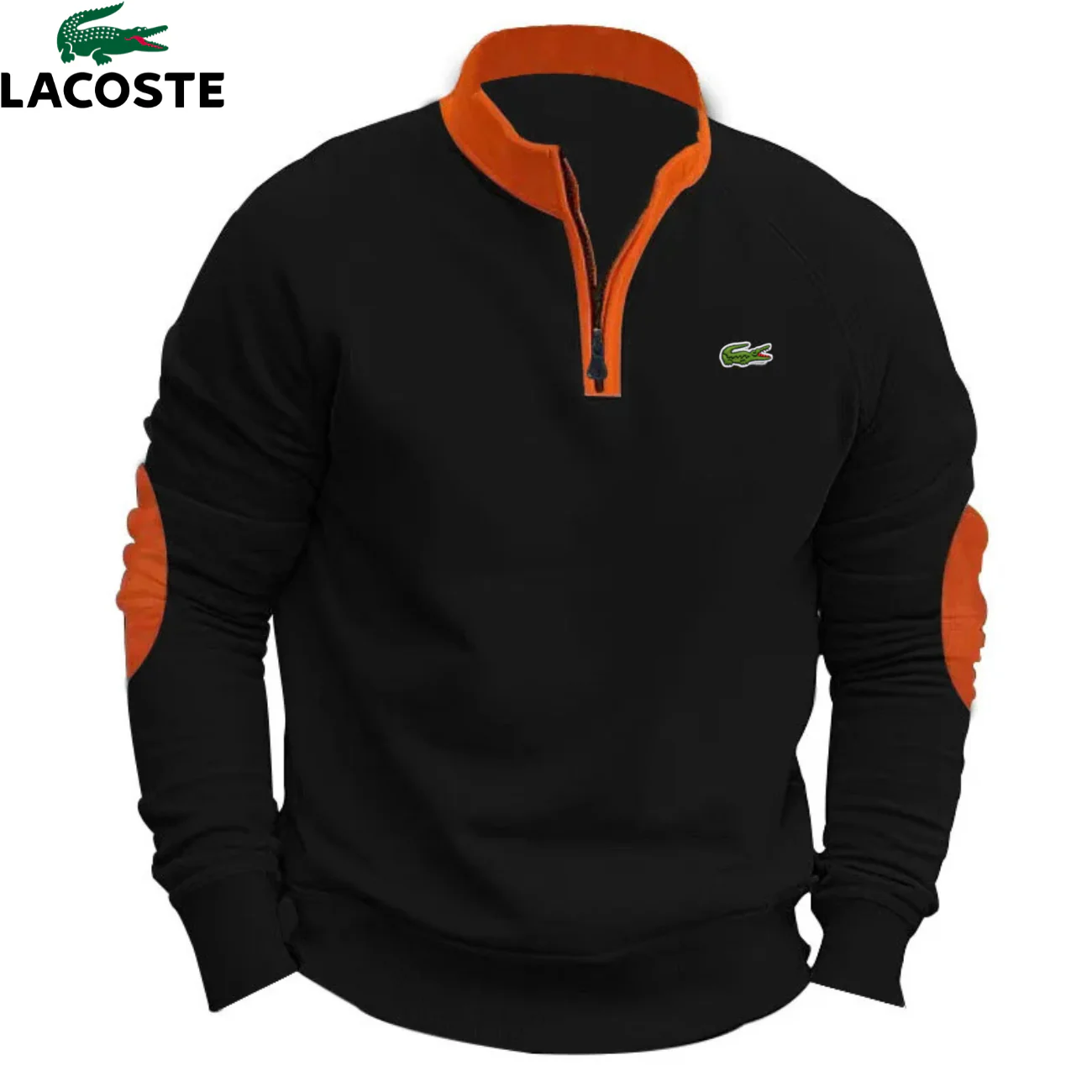2026 Modern Contrast Half-Zip Sweatshirt || Clearance Sale