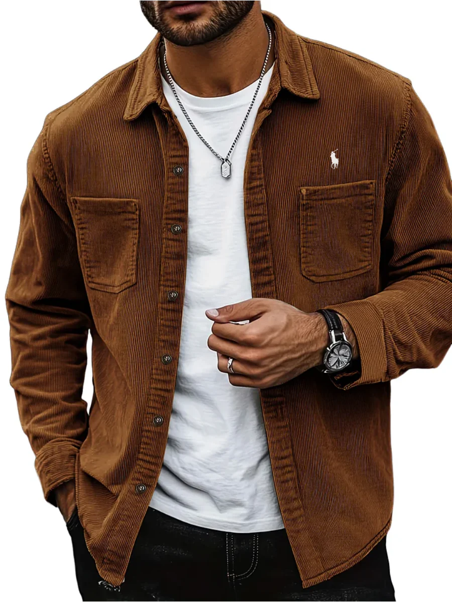 2026 Modern Corduroy Overshirt - Clearance Sale - Image 5