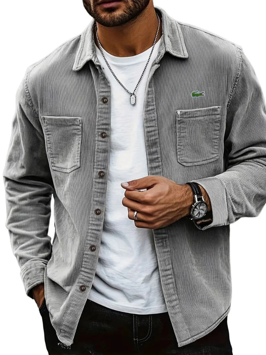 2026 Modern Corduroy Overshirt - Clearance Sale - Image 3