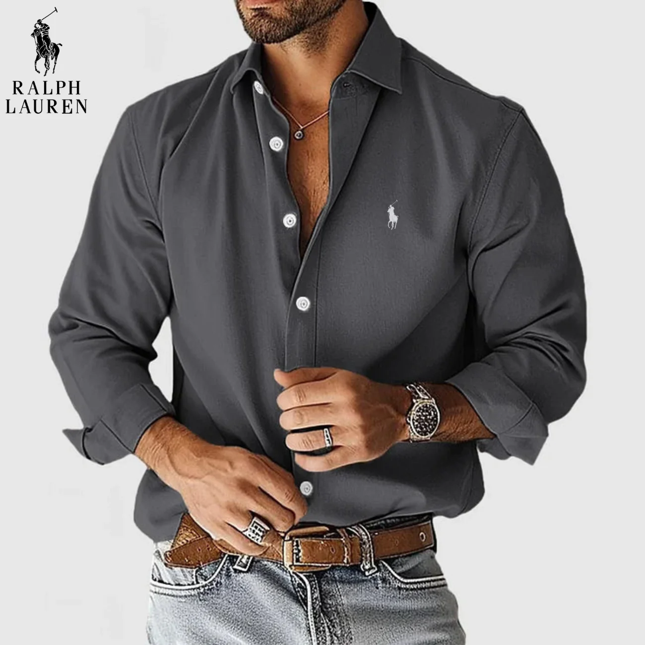 2026 Modern Slim-Fit Button-Up Shirt || CLEARANCE SALE - Image 3