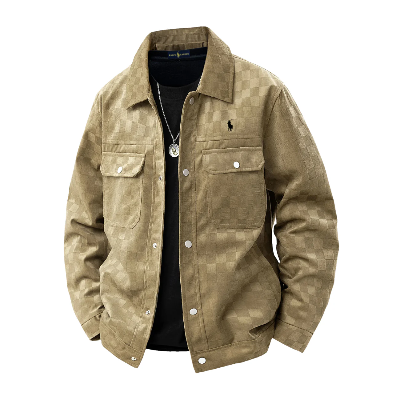 2026 Modern Textured Utility Jacket - Clearance Sale