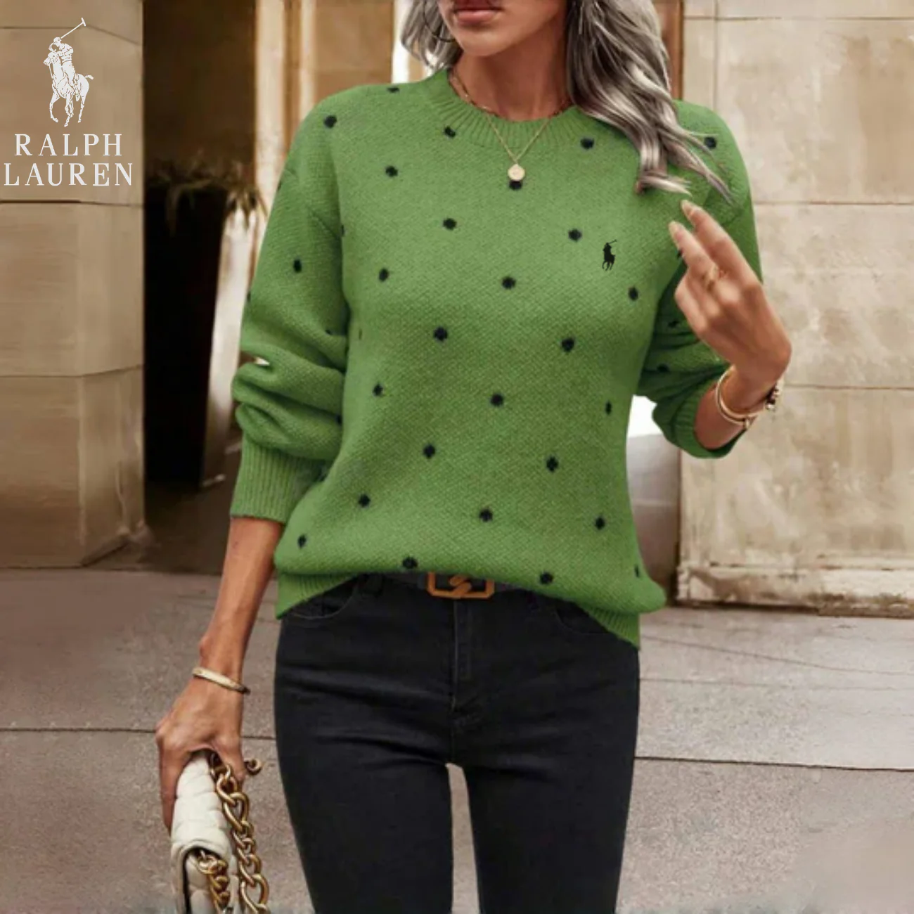 2026 Polka Dot Knit Sweater || Clearance Sale - Image 2