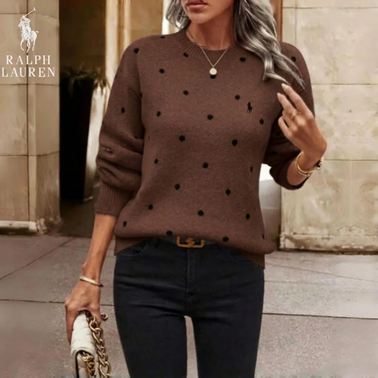 2026 Polka Dot Knit Sweater || Clearance Sale - Image 4