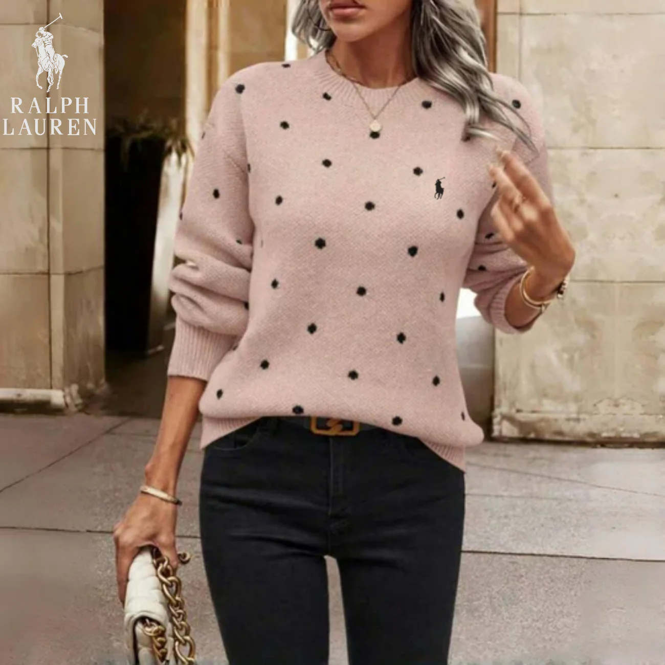2026 Polka Dot Knit Sweater || Clearance Sale - Image 6