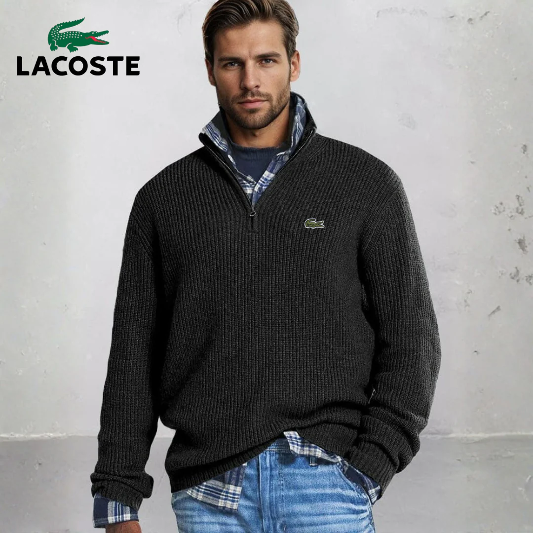 2026 Ribbed Quarter-Zip Knit Sweater || Clearance Sale