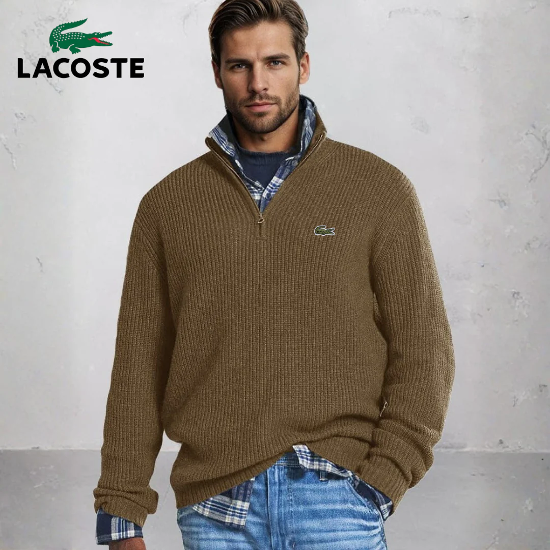 2026 Ribbed Quarter-Zip Knit Sweater || Clearance Sale - Image 6