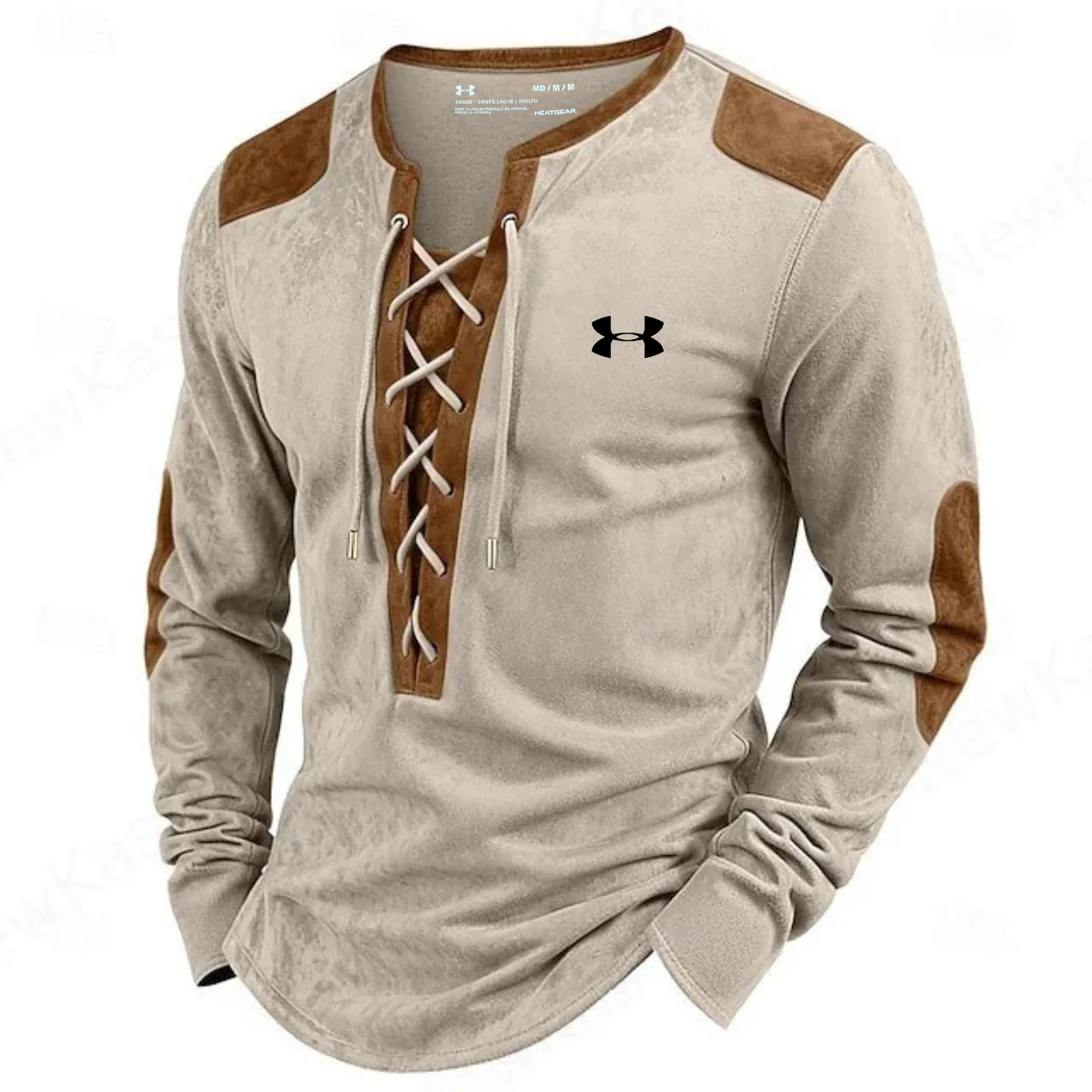 2026 Rugged Lace-Up Shirt - Clearance Sale - Image 3
